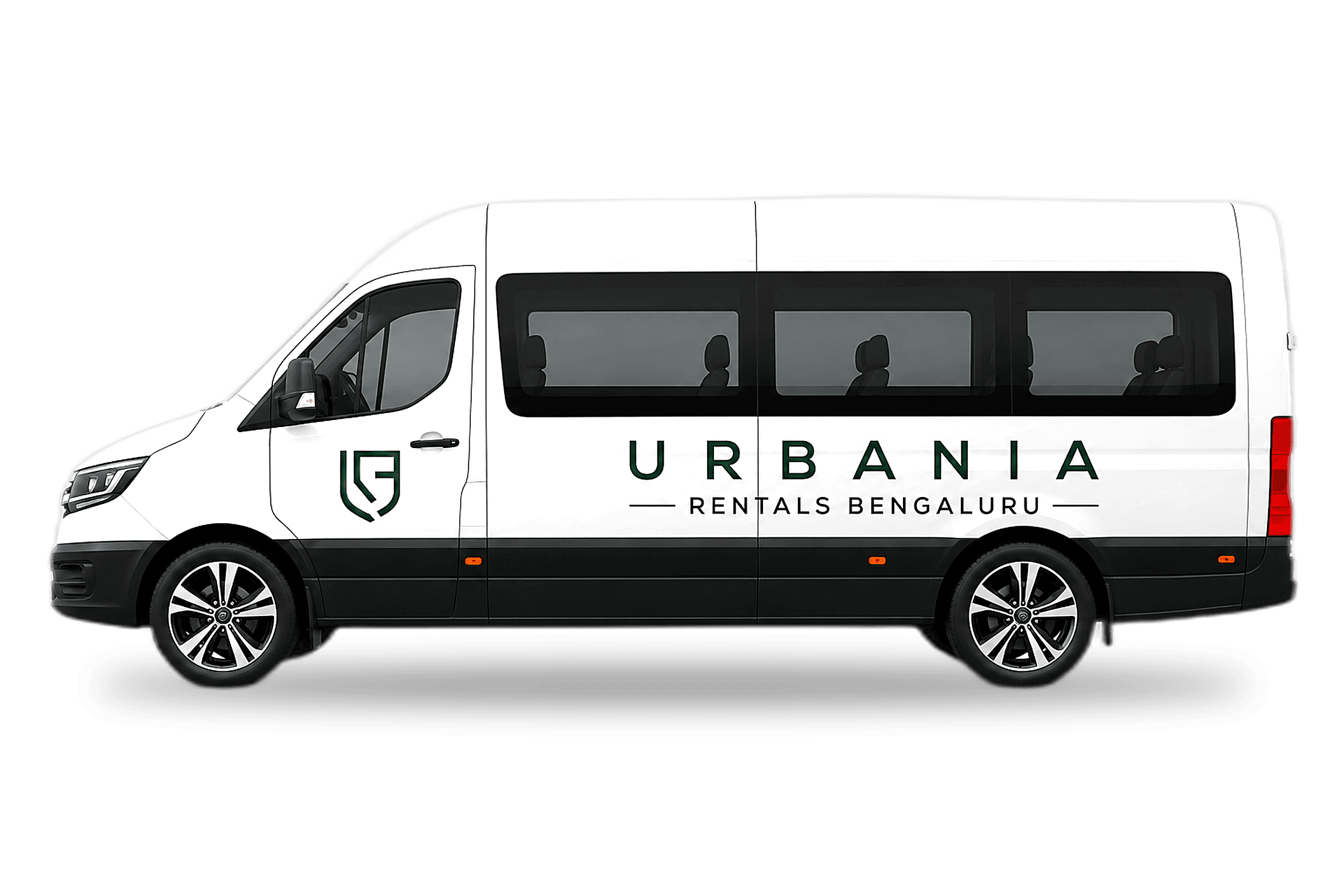 Force Urbania luxury van for rent in Bengaluru